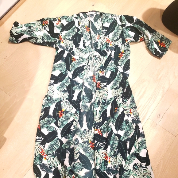 Rachel Zoe Collection Palm Print Duster - Picture 1 of 3